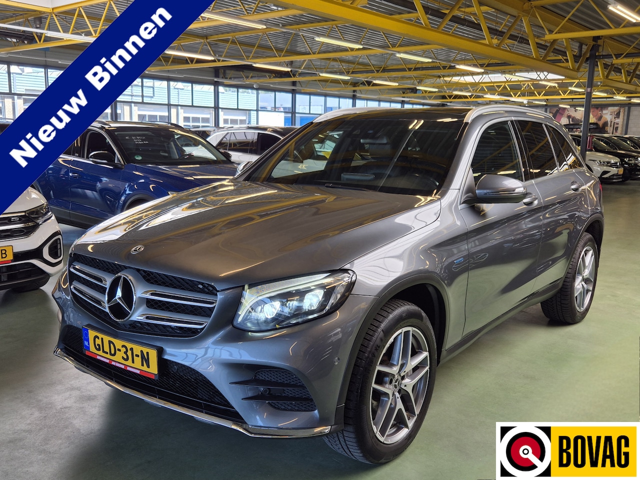 Mercedes-Benz GLC-klasse - 350e 4MATIC Premium -320pk- Automaat | AMG Line | Panoramadak | Trekhaak | Rijklaarprijs i - AutoWereld.nl