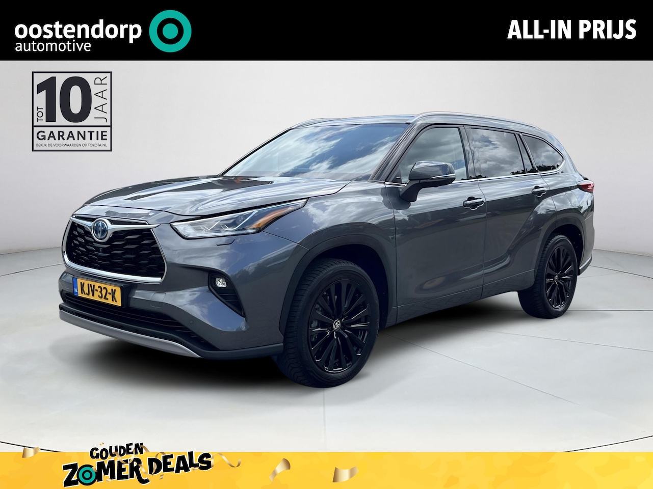 Toyota Highlander - 2.5 AWD Hybrid Premium 7P | All-in prijs | Automaat | Leder bekleding | Panoramadak - AutoWereld.nl