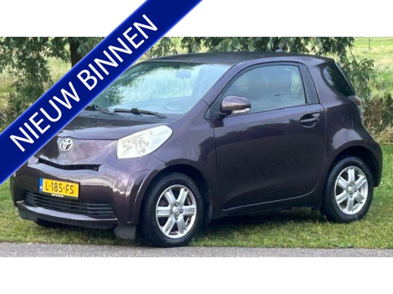 Toyota iQ - 1.0 VVTi COMFORT AUTOMAAT 97.000KM!! AIRCO, AUDIO/CD, DEELBARE ACHTERBANK, ELEC RAMEN/SPIE - AutoWereld.nl