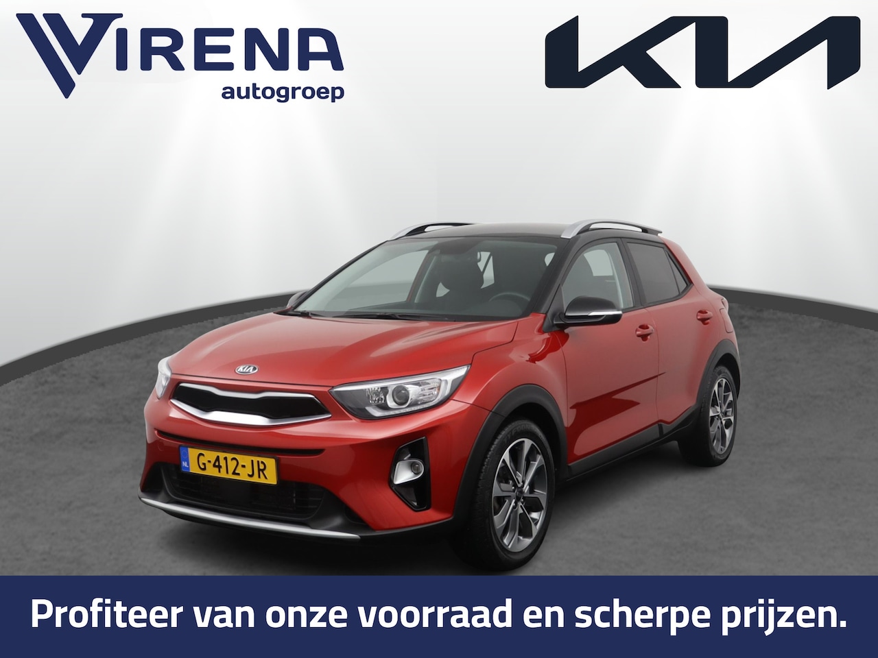 Kia Stonic - 1.0 T-GDi DynamicPlusLine - Keyless - LM Velgen - Navigatie - Cruise Control - Apple CarPl - AutoWereld.nl
