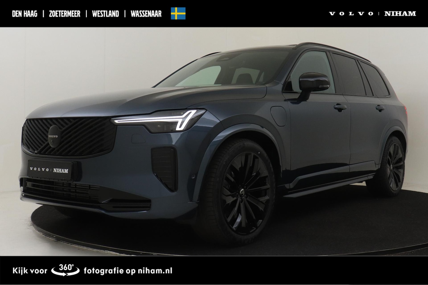 Volvo XC90 - II T8 PLUG-IN HYBRID AWD PLUS BLACK EDITION -PANO.DAK|BOWERS&WILKINS|LUCHTVERING|360°CAM|H - AutoWereld.nl