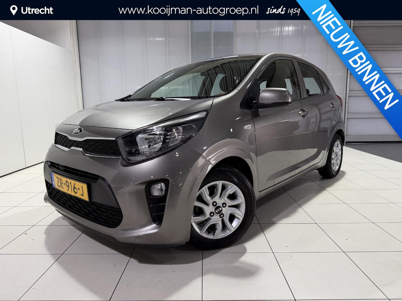 Kia Picanto - 1.0 MPi DynamicLine Apple Carplay/Android Auto, Navigatie, Camera. - AutoWereld.nl