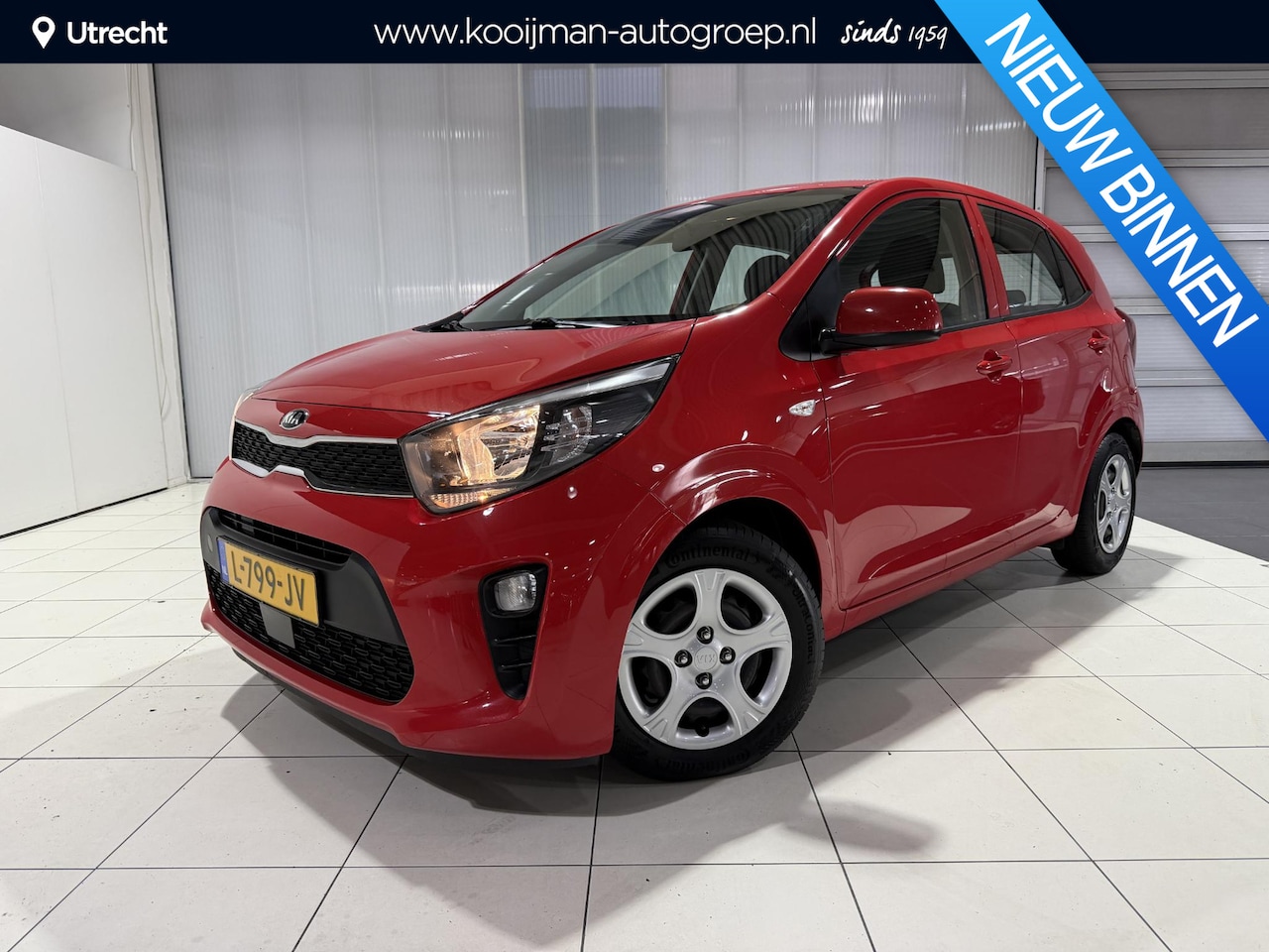 Kia Picanto - 1.0 DPi ComfortLine Bluetooth, cruise control, Airco. - AutoWereld.nl