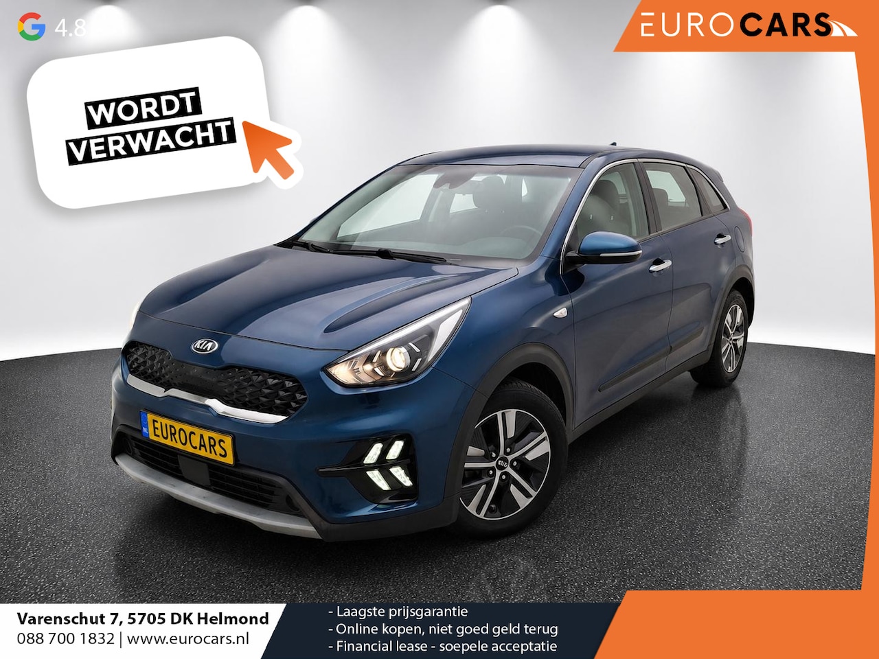 Kia Niro - 1.6 GDi Hybrid Navi Edition Navigatie Apple Carplay Android Auto Adaptive Cruise Control C - AutoWereld.nl