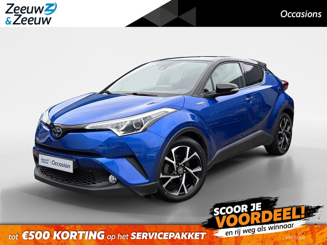 Toyota C-HR - 1.8 Hybrid Executive Ultimate | 1e Eigenaar | Trekhaak | Achteruitrijcamera | Stoelverwarm - AutoWereld.nl