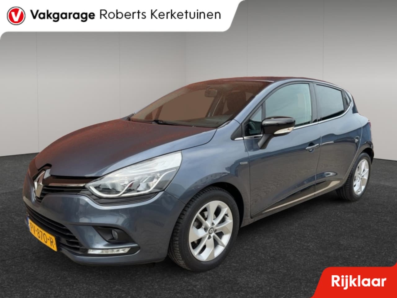 Renault Clio - 0.9 TCe Limited Airco Navigatie Nieuwe banden Nieuwe remmen - AutoWereld.nl