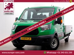 Ford Transit - 350 2.0 TDCI 130pk E6 RWD D.C. Open Laadbak Trekhaak 2800kg 02-2018