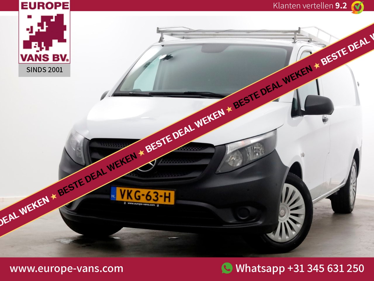 Mercedes-Benz Vito - 114 CDI 136pk RWD 9G Automaat XL Extra Lang Airco/Navi/Camera 04-2021 - AutoWereld.nl