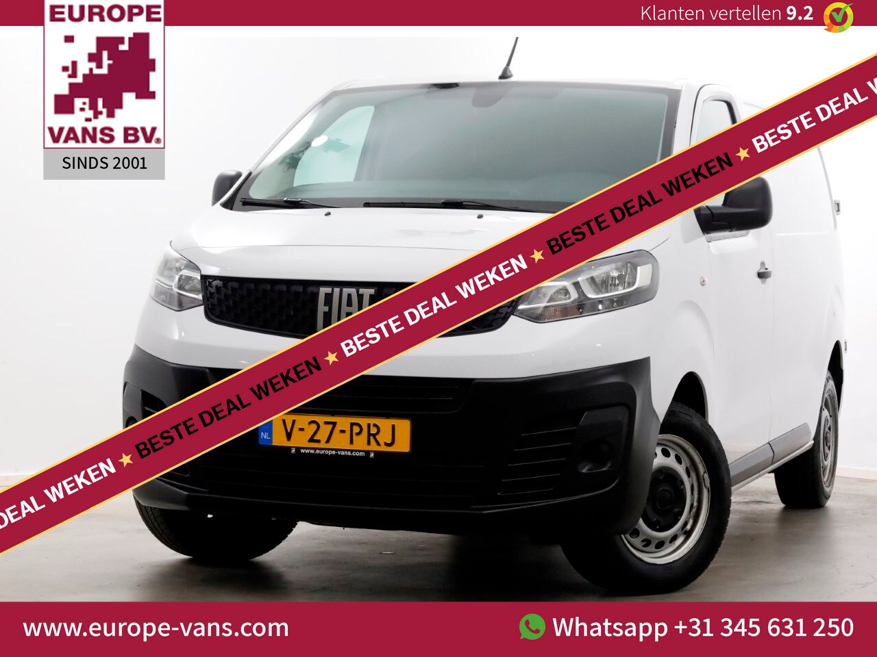 Fiat Scudo - 1.5 MultiJet 102pk L2H1 Airco/Navi/Cruise Control 10-2022 - AutoWereld.nl