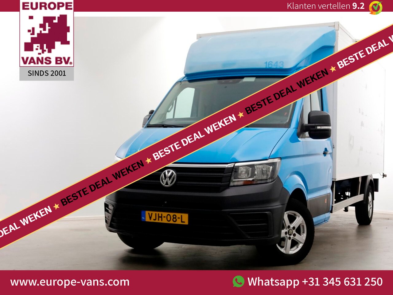 Volkswagen Crafter - 35 2.0 TDI E6 Bakwagen met achterdeuren 2-Persoons 02-2021 - AutoWereld.nl