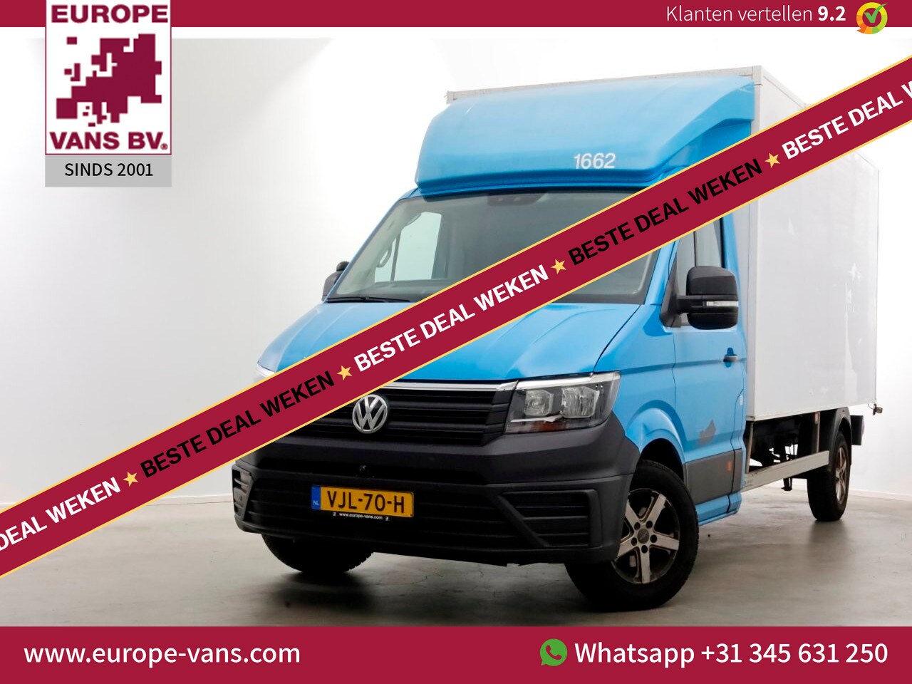 Volkswagen Crafter - 35 2.0 TDI E6 Bakwagen met achterdeuren 2-Persoons 02-2021 - AutoWereld.nl