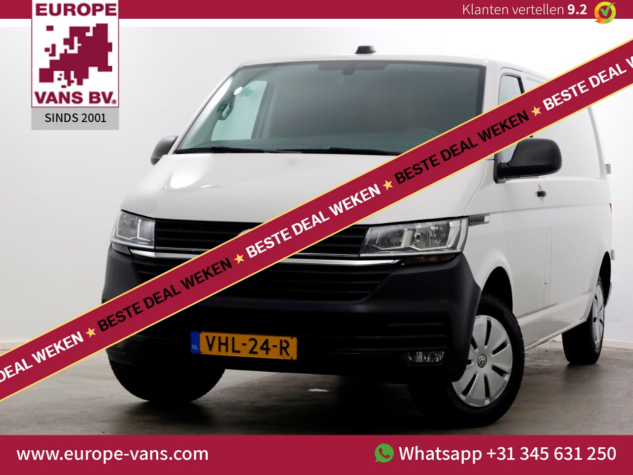 Volkswagen Transporter - T6.1 2.0 TDI 110pk Lang Comfortline Airco/Navi 11-2020 - AutoWereld.nl
