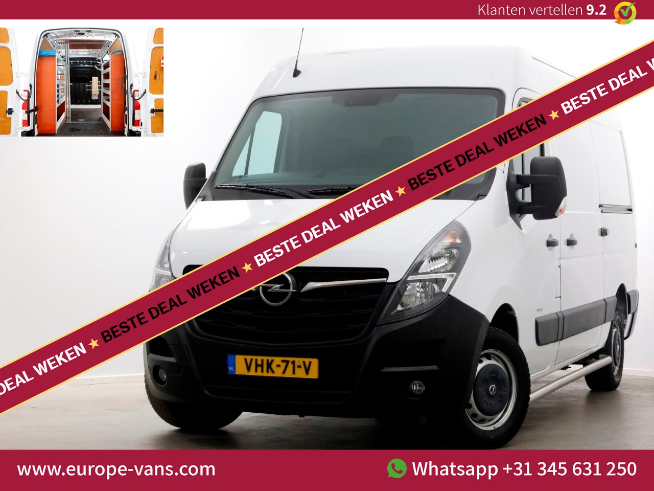 Opel Movano - 2.3 Turbo 150pk L2H2 Camera/Inrichting/2x Schuifdeur 11-2020 - AutoWereld.nl