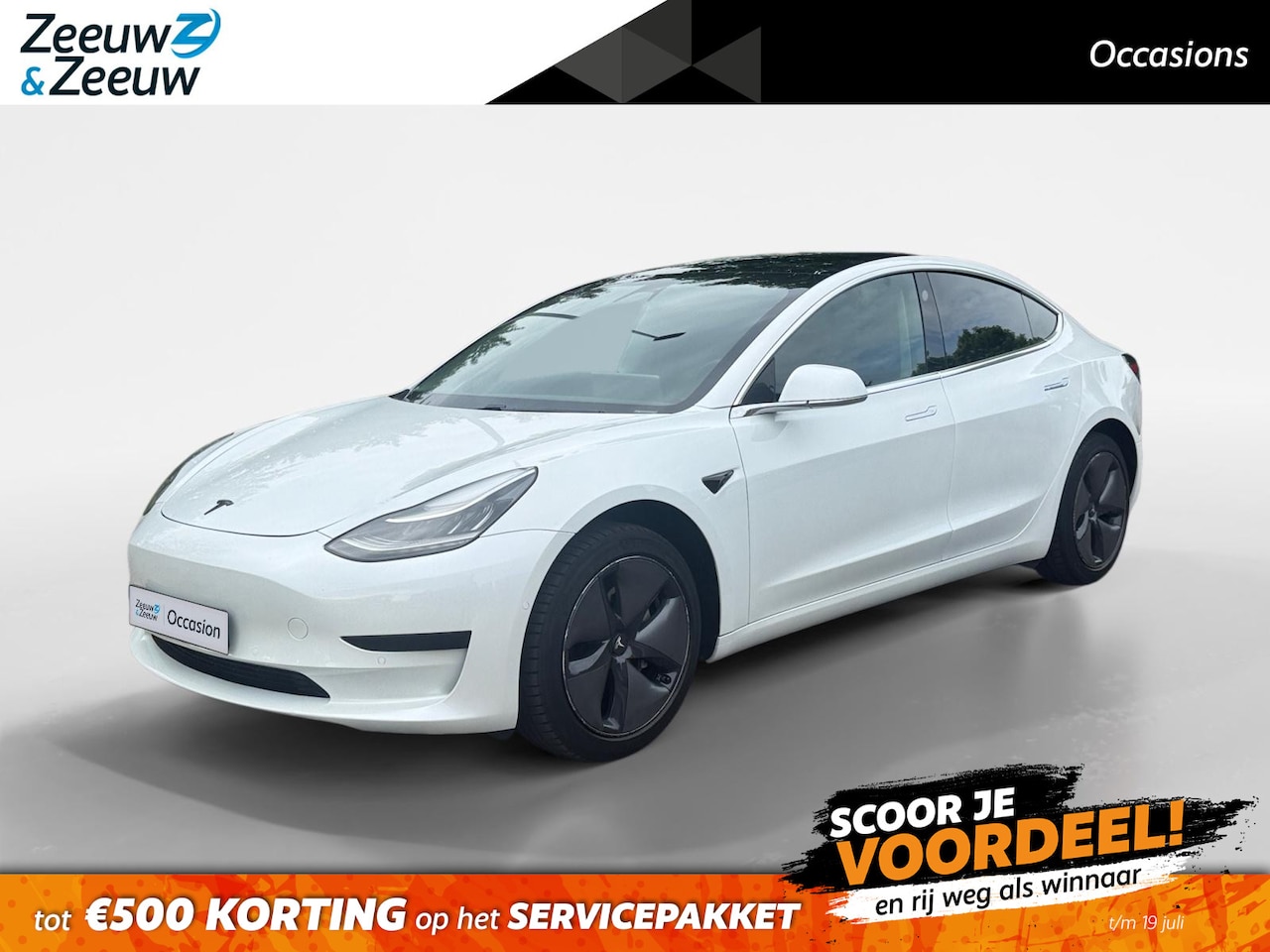 Tesla Model 3 - Standard RWD Plus 60 kWh 87,8% SoH | 448Km Actieradius | Goed onderhouden! | Panoramadak | - AutoWereld.nl
