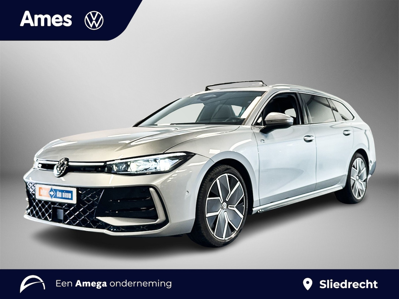 Volkswagen Passat Variant - 1.5 eTSI 150pk DSG R-Line Edition | Panoramadak | Parkeersensoren voor & achter | Achterui - AutoWereld.nl