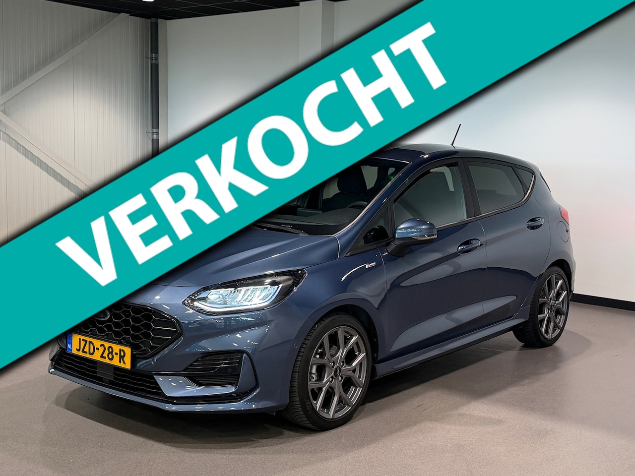 Ford Fiesta - 1.0 EcoBoost ST-Line Full-LED|Adapt.Cruise|Carplay|Camera|Winterpakket|Keyless|Parkeerhulp - AutoWereld.nl