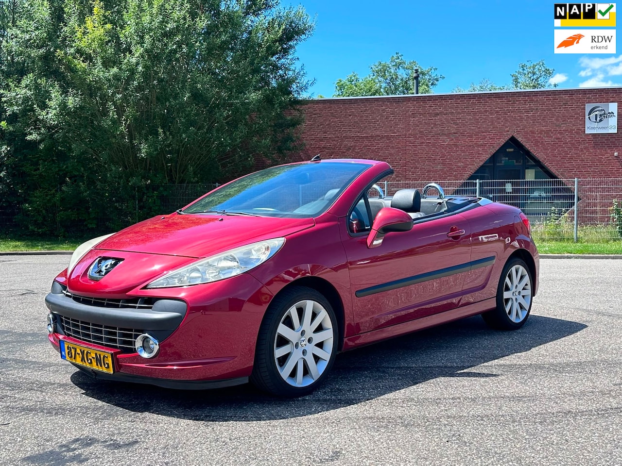 Peugeot 207 CC - 1.6-16V T Sport Cruise*Leder*Clima*NAP*Parkeersensoren*LM velgen*APK* - AutoWereld.nl