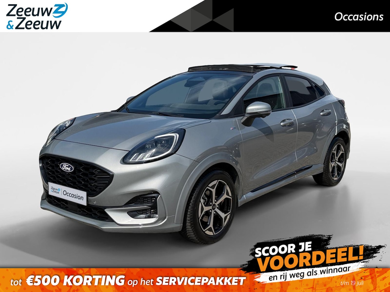 Ford Puma - Check uitvoering | Automaat | Pano dak | Adapt. Cruise control | BLIS | Afneembare trekhaa - AutoWereld.nl