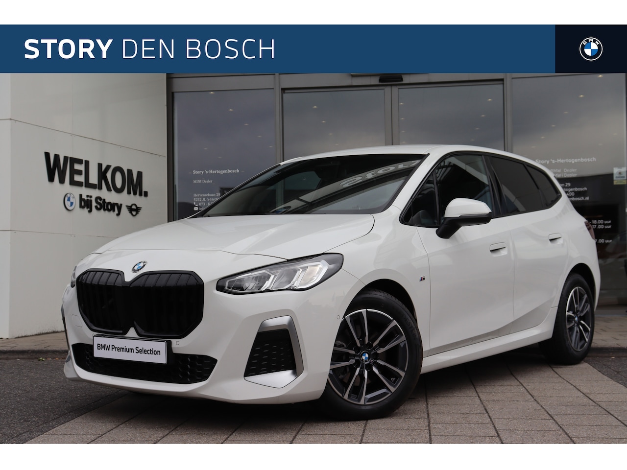 BMW 2-serie Active Tourer - 218i M Sport Automaat / Sportstoelen / Adaptief M Onderstel / Parking Assistant - AutoWereld.nl