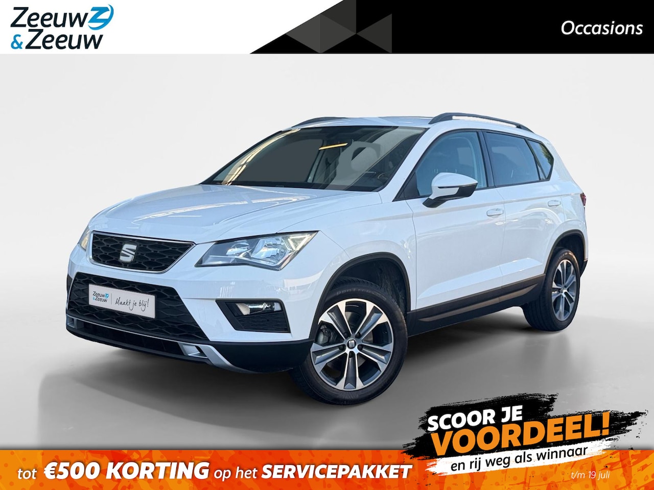SEAT Ateca - 1.0 EcoTSI Style | Apple carplay/ Android auto | Cruise control | Clima | Camera | - AutoWereld.nl
