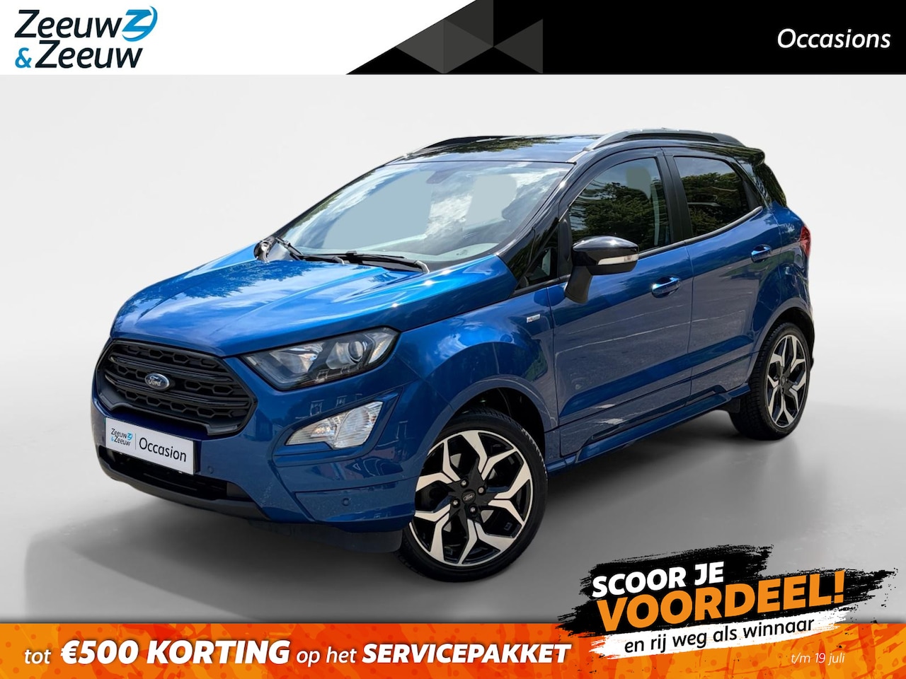 Ford EcoSport - 1.0 EcoBoost ST-Line | Trekhaak | BLIS | Camera | Winter Pack | B&O | Navigatie | Xenon | - AutoWereld.nl