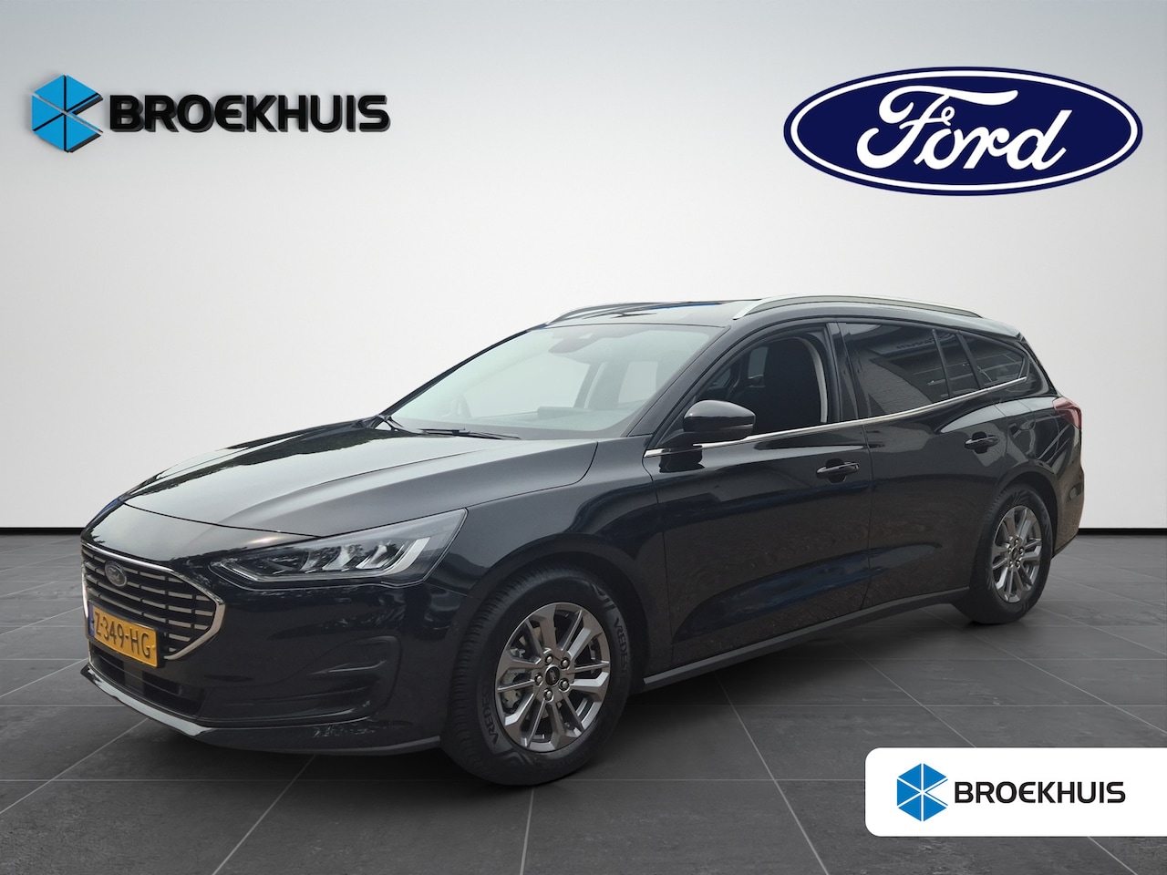 Ford Focus Wagon - 1.0 EcoBoost Hybrid Titanium 155pk | Elekt. Trekhaak | Winterpack | Adaptive Cruise | Dode - AutoWereld.nl