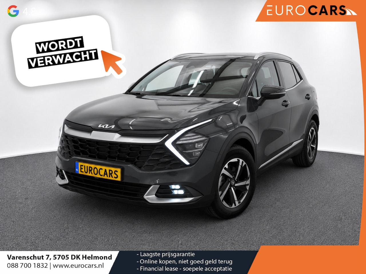 Kia Sportage - 1.6 T-GDi Hybrid DynamicLine Navigatie Apple Carplay Android Auto Camera Parkeersensoren A - AutoWereld.nl