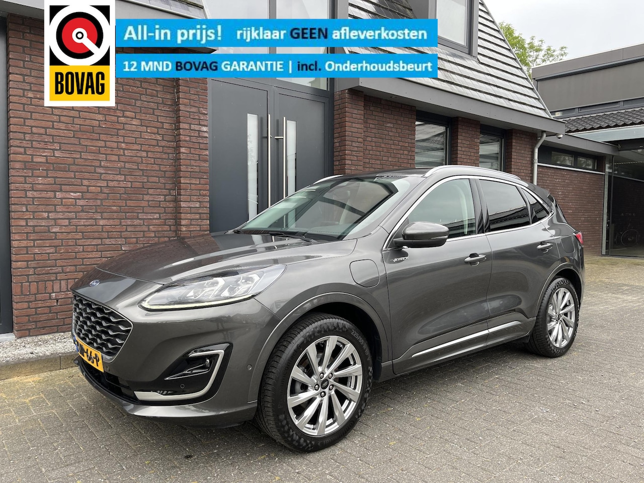 Ford Kuga - 2.5 PHEV Vignale NAV | TREKHAAK WEGKLAPB. | LEDER | LED | ELEC. A.KLEP | ADAPTIVE CRUISE C - AutoWereld.nl