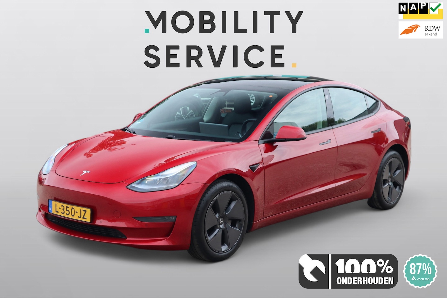 Tesla Model 3 - Long Range RWD Long Range AWD 75 kWh SOH 87% AutoPilot wpomp facelift - AutoWereld.nl