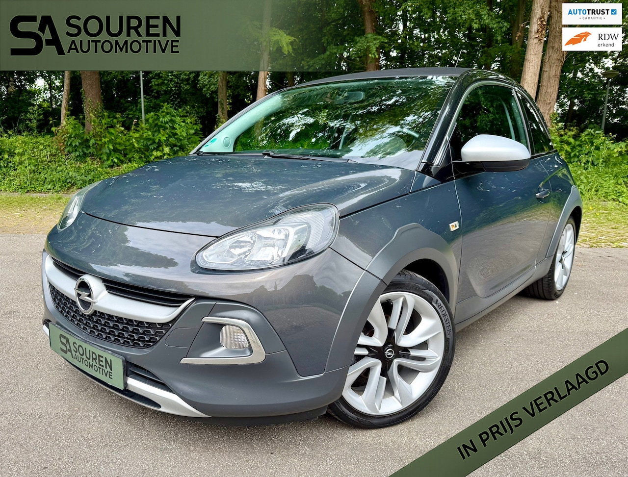 Opel ADAM - 1.0 Turbo Rocks / Opendak-Cabrio / Airco / Cruise / Bluetooth / Alu Velgen - AutoWereld.nl