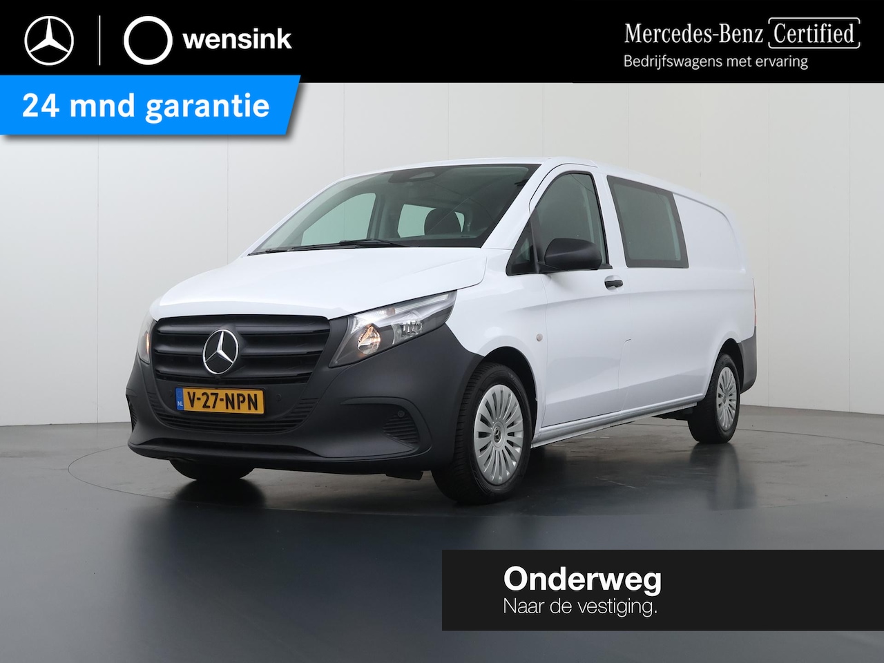 Mercedes-Benz Vito - 119 CDI | Aut. | XL L3 | Dubbele Cabine | 5-zits | Stoelverwarming | Navigatie | Parkeerca - AutoWereld.nl
