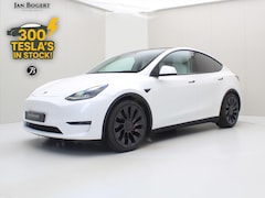 Tesla Model Y - Performance 534pk AWD 90.9% SoH [ TREKHAAK+FSD+WIT LEDER+21 INCH+WARMTEPOMP+RYZEN ]