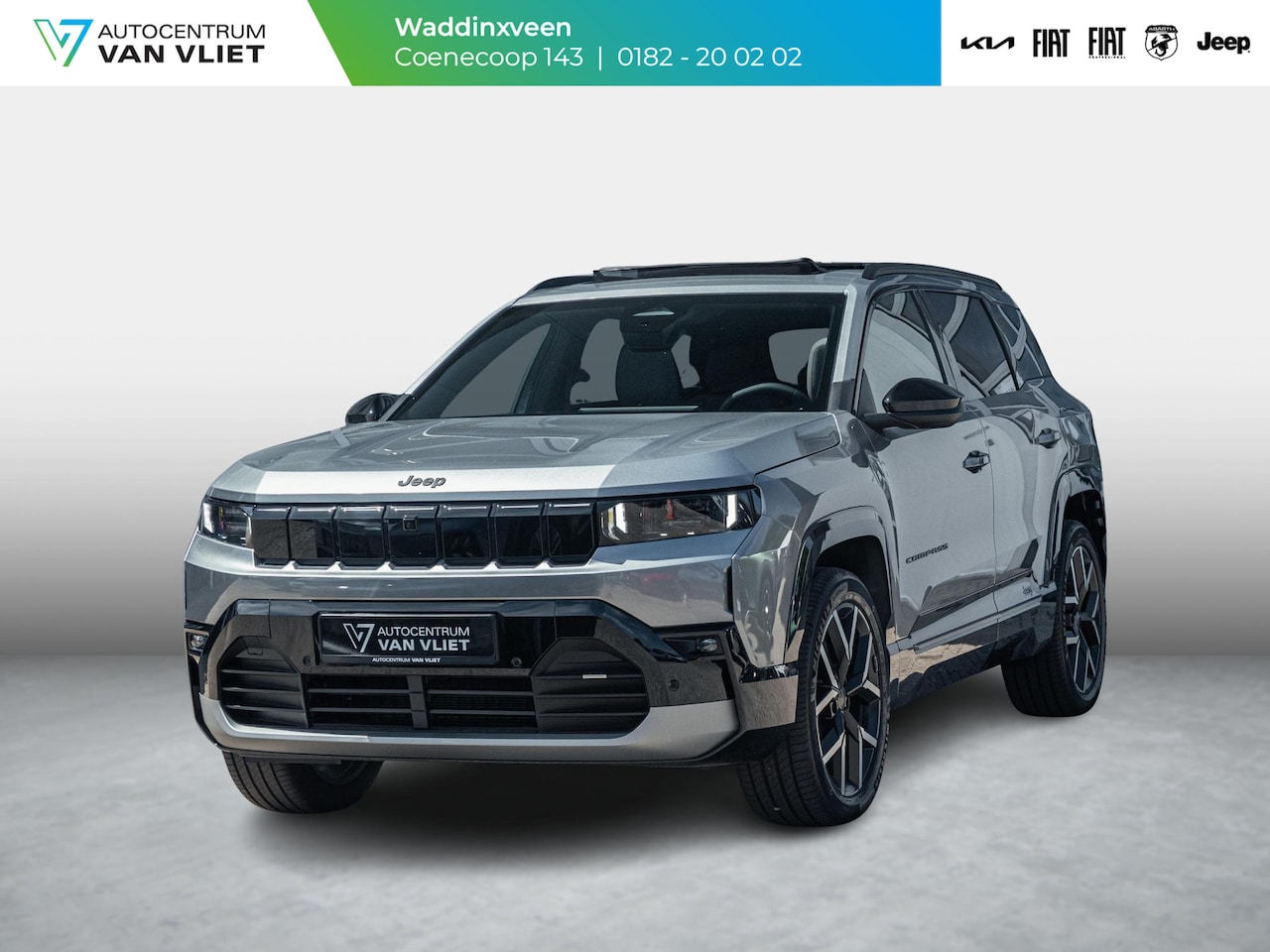 Jeep Compass - First Edition 74 kWh | Adapt. Cruise | Camera | Carplay | 20" | Elektr. A-Klep | Navi | Wi - AutoWereld.nl