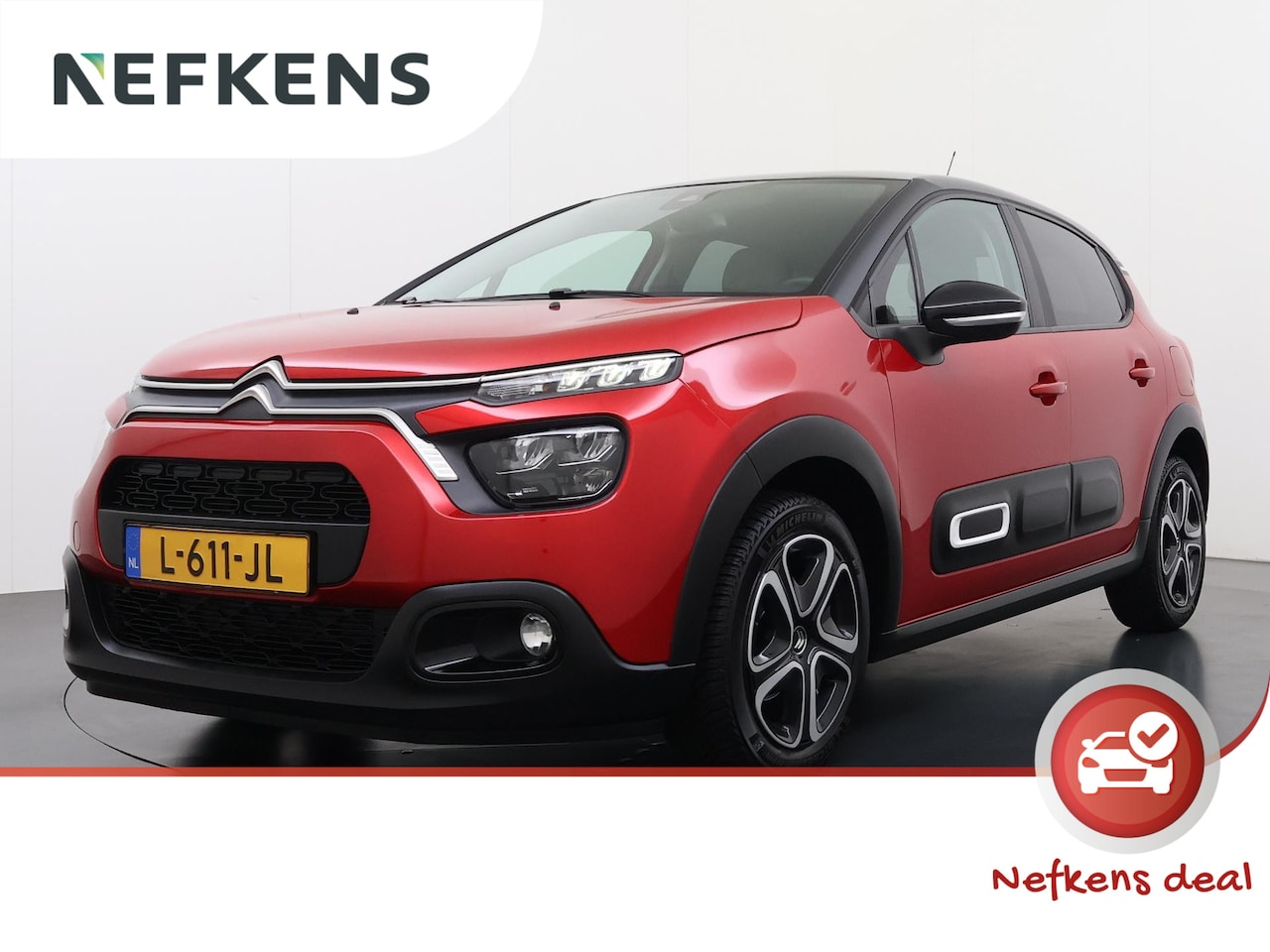 Citroën C3 - 1.2 PureTech Feel Navi, Parkeerhulp, Carplay, Android auto, Stoelverwarming. - AutoWereld.nl