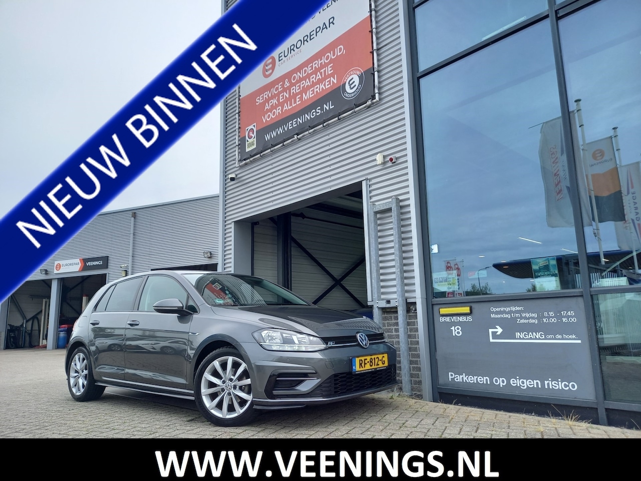 Volkswagen Golf - 1.0 TSI R-LINE - ADAPTIVE CRUISE - CARPLAY / ANDROID - TREKHAAK - ALCANTARA - NAVI - CLIMA - AutoWereld.nl