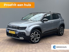 Jeep Avenger - Summit 54 kWh Unieke kilometerstand | 1e eigenaar | Camera | Leder/Stof | Digitaal Dashboa