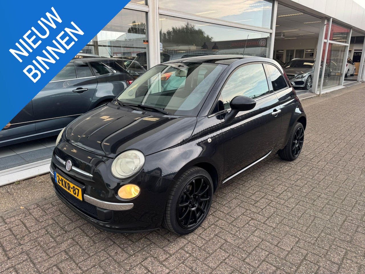 Fiat 500 - 1.2 Lounge | Airco | Panoramadak  | Elektrische ramen | APK tot 29-03-2027 | - AutoWereld.nl