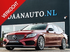 Mercedes-Benz C-klasse Estate - C450 AMG 4MATIC Pano Rij-assist Memory Burmester HUD