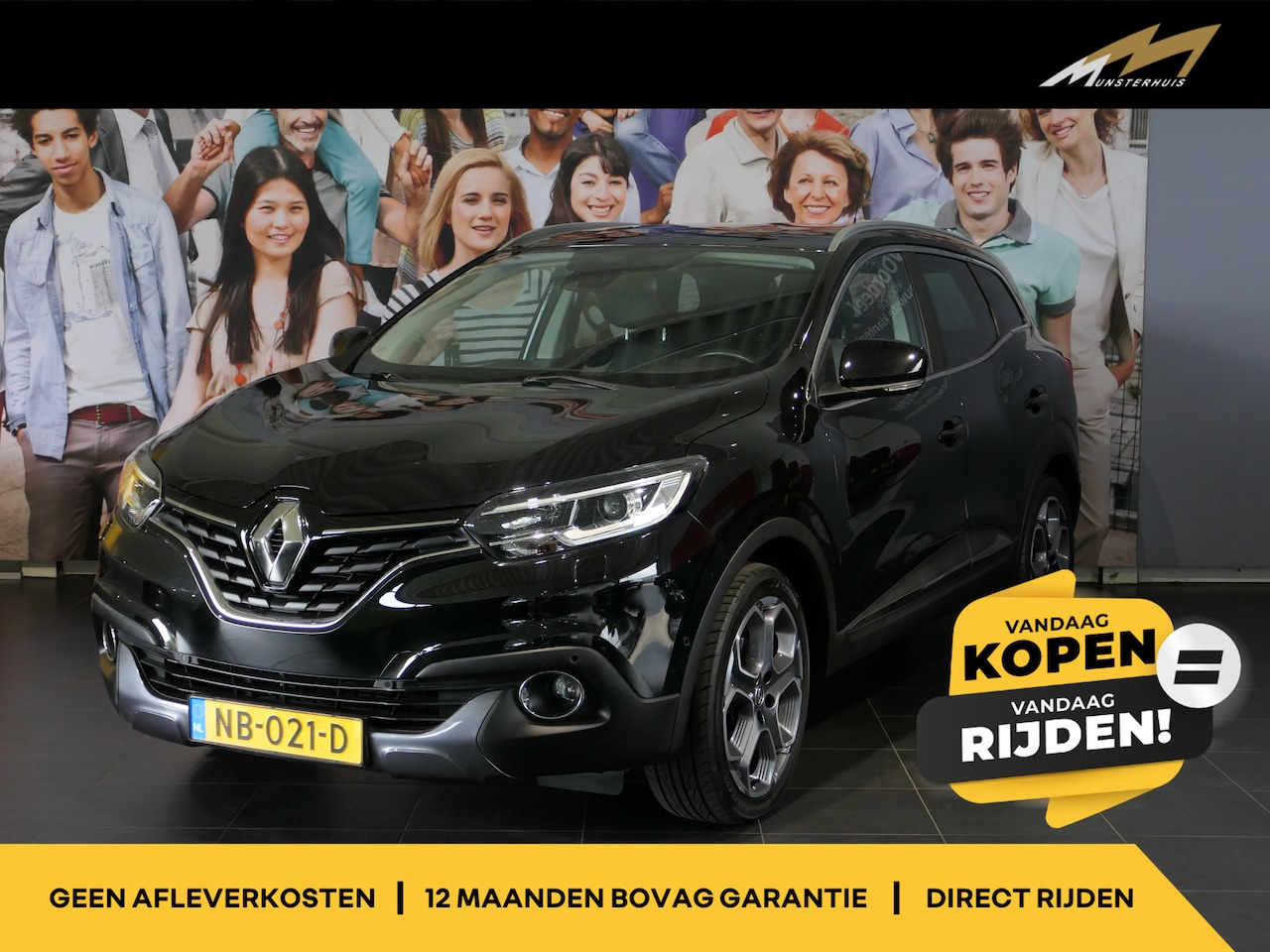 Renault Kadjar - 1.2 TCe Intens - Trekhaak - Camera - Dodehoek - Parkeerassistent - AutoWereld.nl