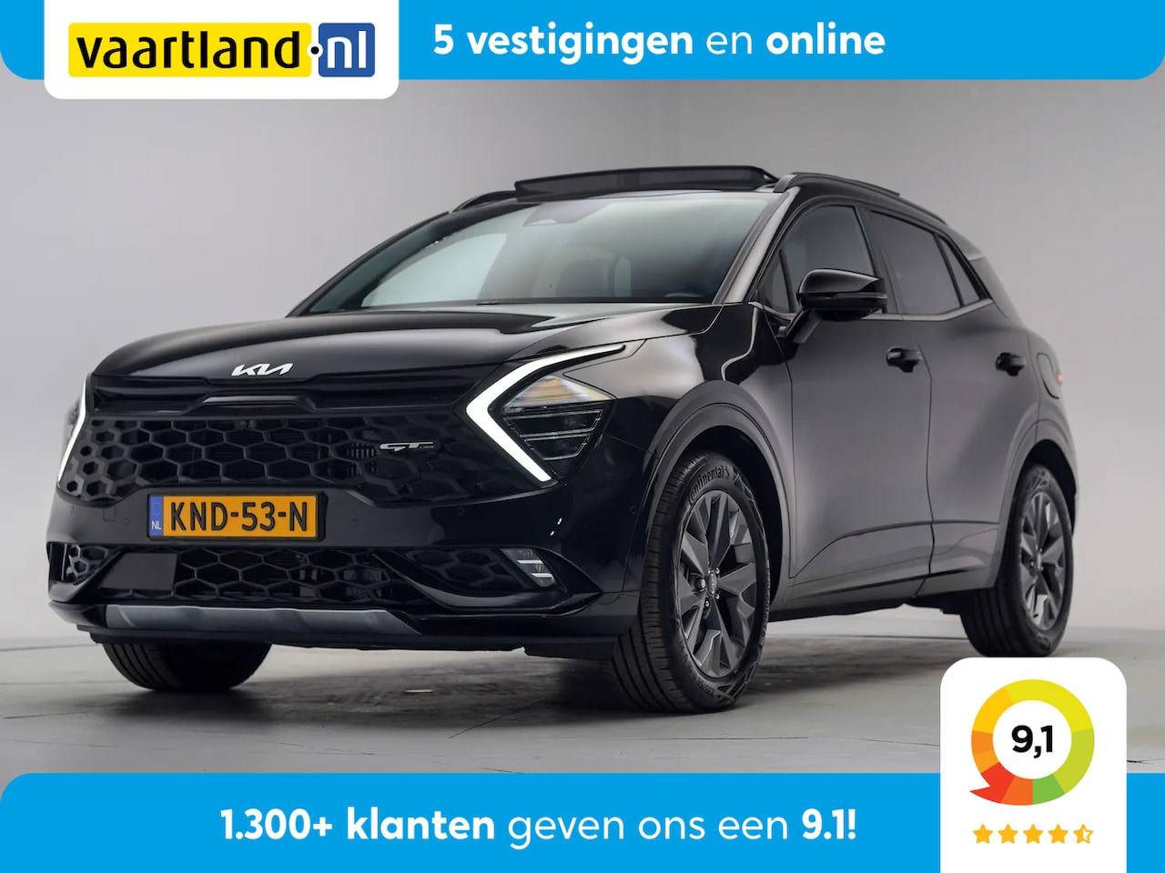 Kia Sportage - 1.6 T-GDi PHEV GT-Line PlusLine [ Panorama Leder Stoelventilatie LED ] - AutoWereld.nl