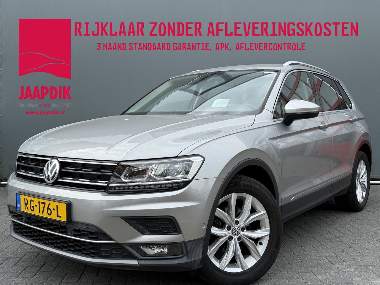 Volkswagen Tiguan - BWJ 2017 1.4 TSI 150 PK ACT Highline AUTOMAAT | FULL LED | ADAPTIVE CRUISE | HEAD-UP DISPL - AutoWereld.nl