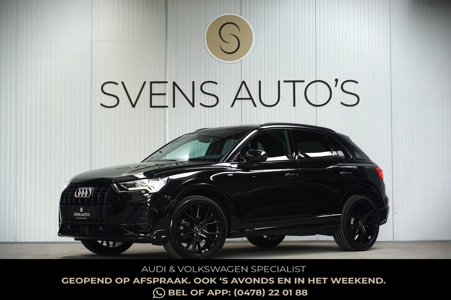 Audi Q3 - 35 TFSI S-Line Black Edition Trekhaak|Keyless|Carplay - AutoWereld.nl