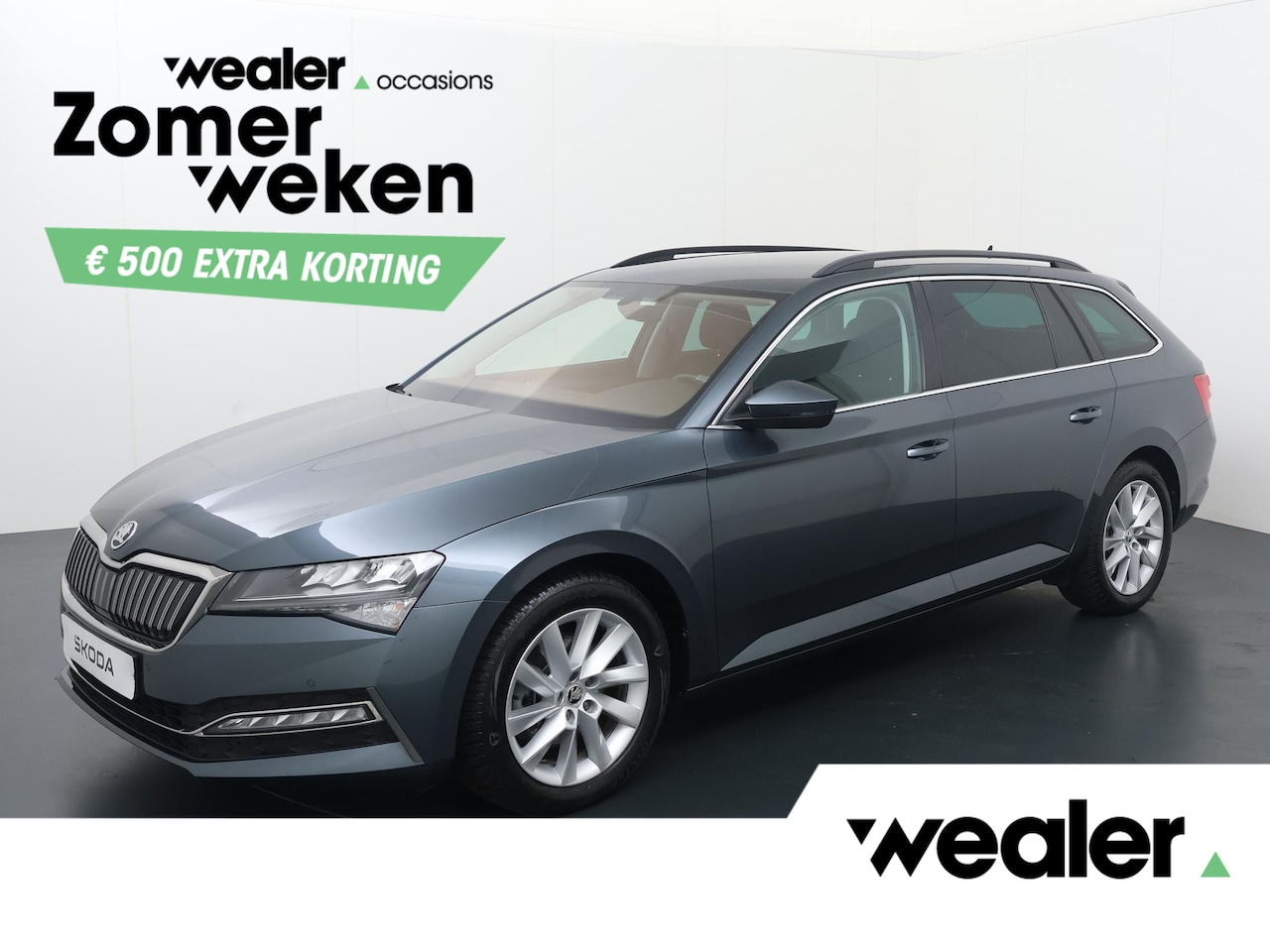 Skoda Superb Combi - 1.4 TSI iV Business Edition | 218 PK | SoH 89% | Automaat | Achteruitrijcamera | Cruise co - AutoWereld.nl