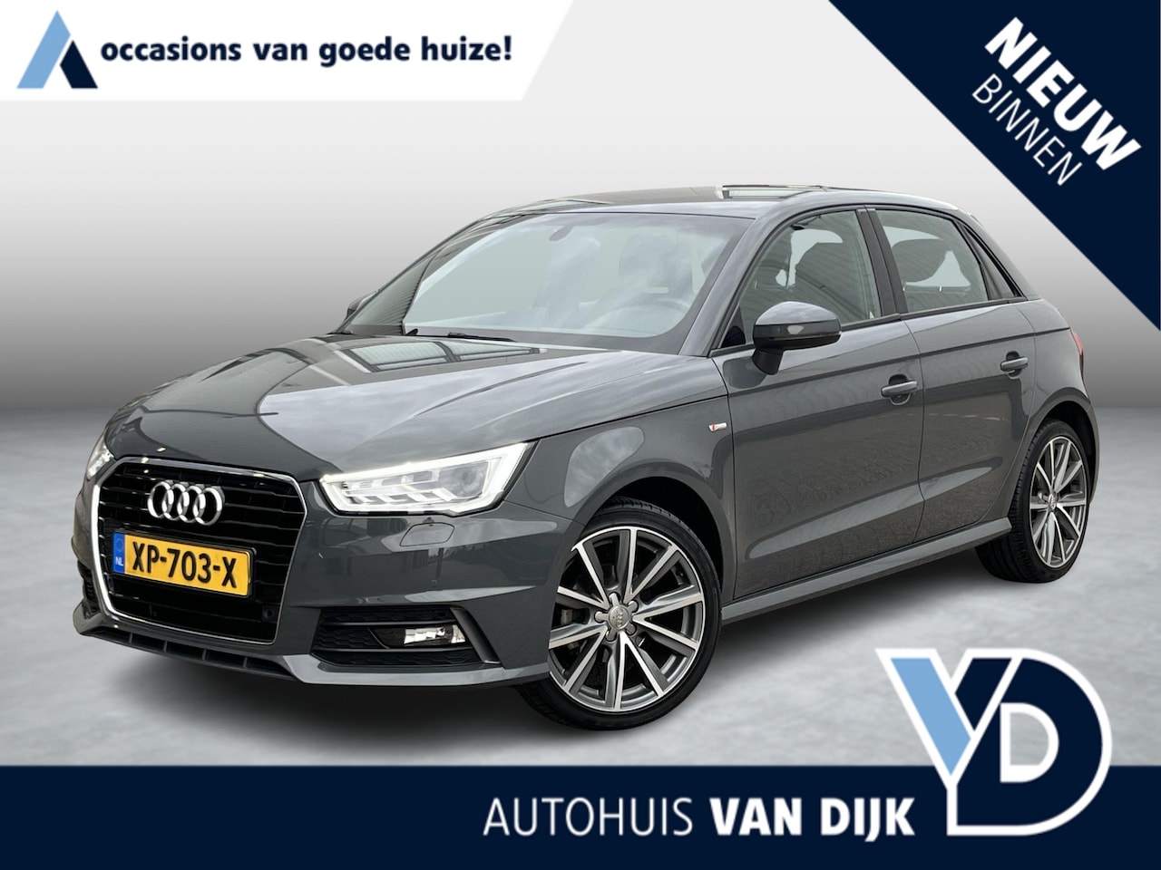 Audi A1 Sportback - 1.0 TFSI Advance Sport S-Line | NL Auto/1e Eig./Navi/Airco/Cruise/17"/PDC V+A - AutoWereld.nl