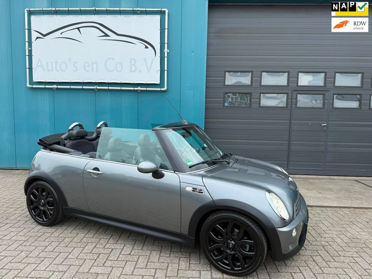 MINI Cabrio - Mini 1.6 Cooper S Chili Automaat Clima Cruise 17" bi-Xenon Pdc Half leder NL Auto NAP Zeer - AutoWereld.nl