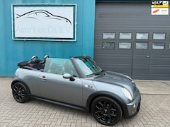 MINI Cabrio - 1.6 Cooper S Chili Automaat Clima Cruise 17" bi-Xenon Pdc Half leder NL Auto NAP Zeer nett