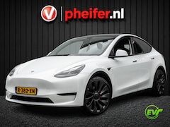 Tesla Model Y - Performance AWD 75 kWh Panoramadak/ 21" Lmv/ Lederen int./ Stoel-stuurverwarming/ 360 Came