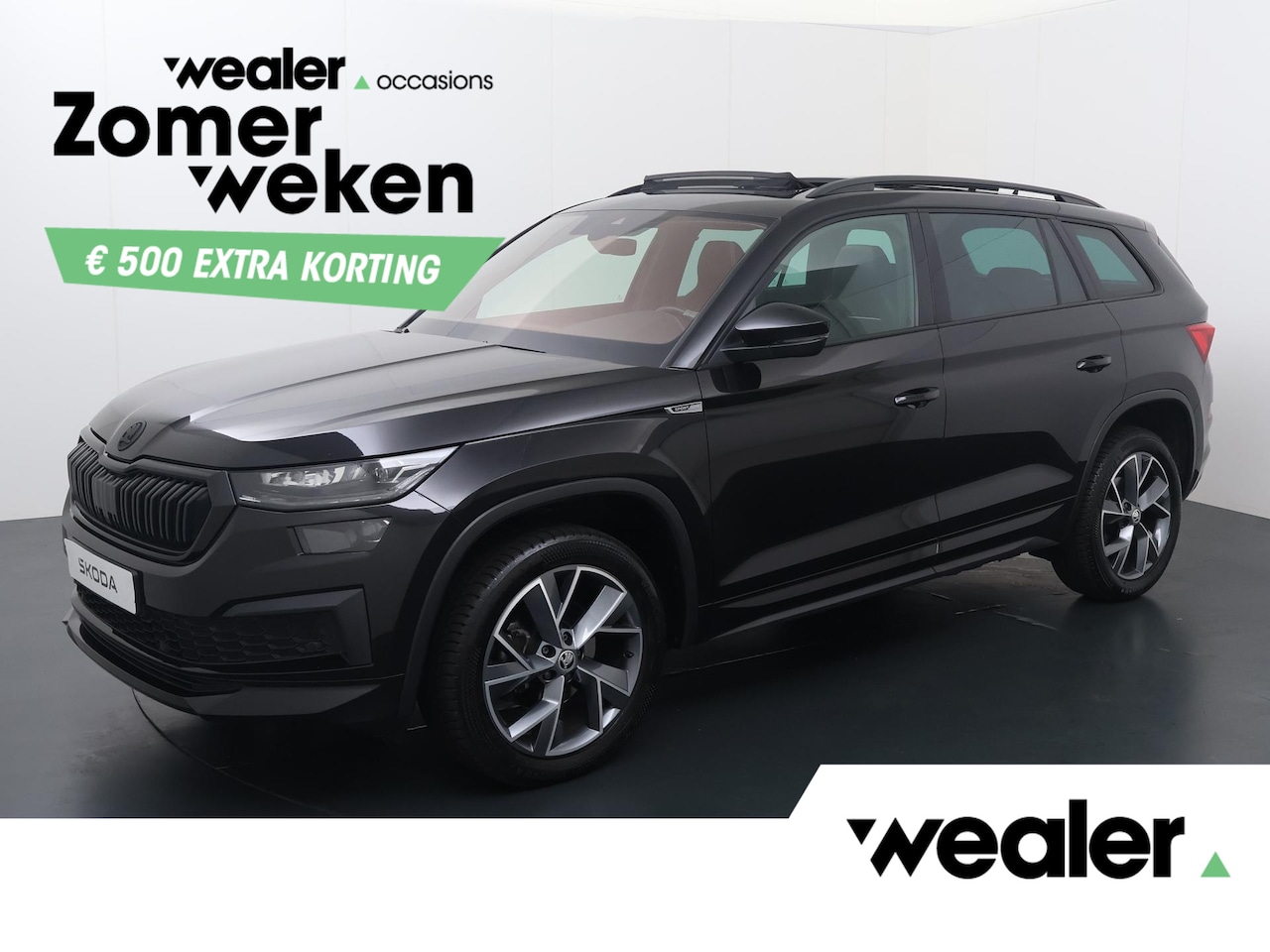 Skoda Kodiaq - 1.5 TSI Sportline Business | 150 PK | Automaat | Trekhaak | Panoramadak | Matrix LED kopla - AutoWereld.nl