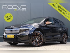 Skoda Enyaq iV - 60 Founders Edition Black 94, 2% soh | Crystal Face | Camera | Leer | Stuurverwarming | El