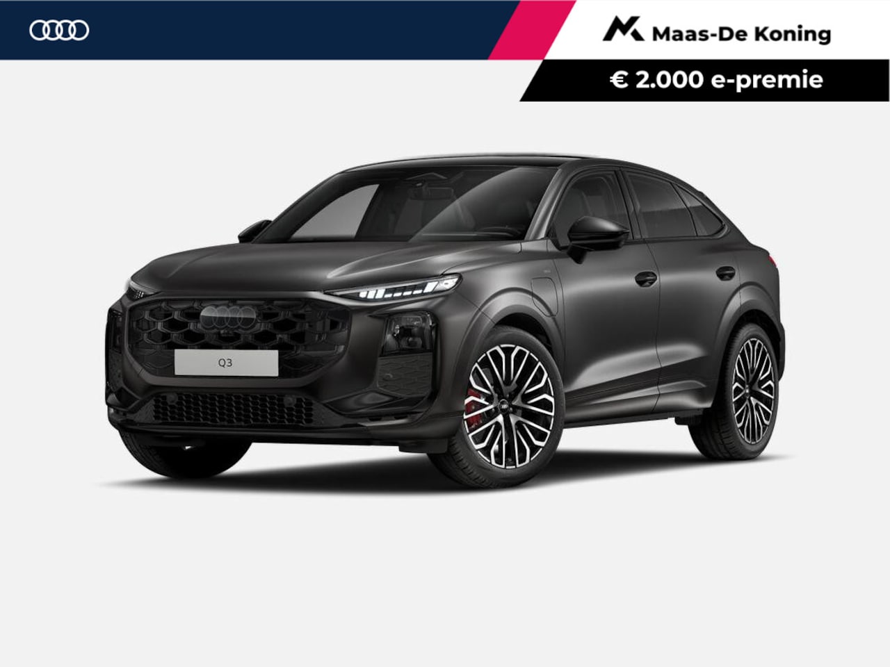 Audi Q3 Sportback - 1.5 200kW e-hybrid S edition 272 PK · Tech pro · MMI experience pro · Glazen panoramadak - AutoWereld.nl